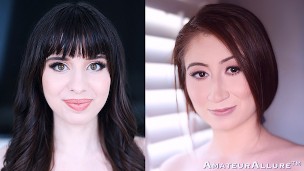 Two Brunettes Audition at Amateur Allure